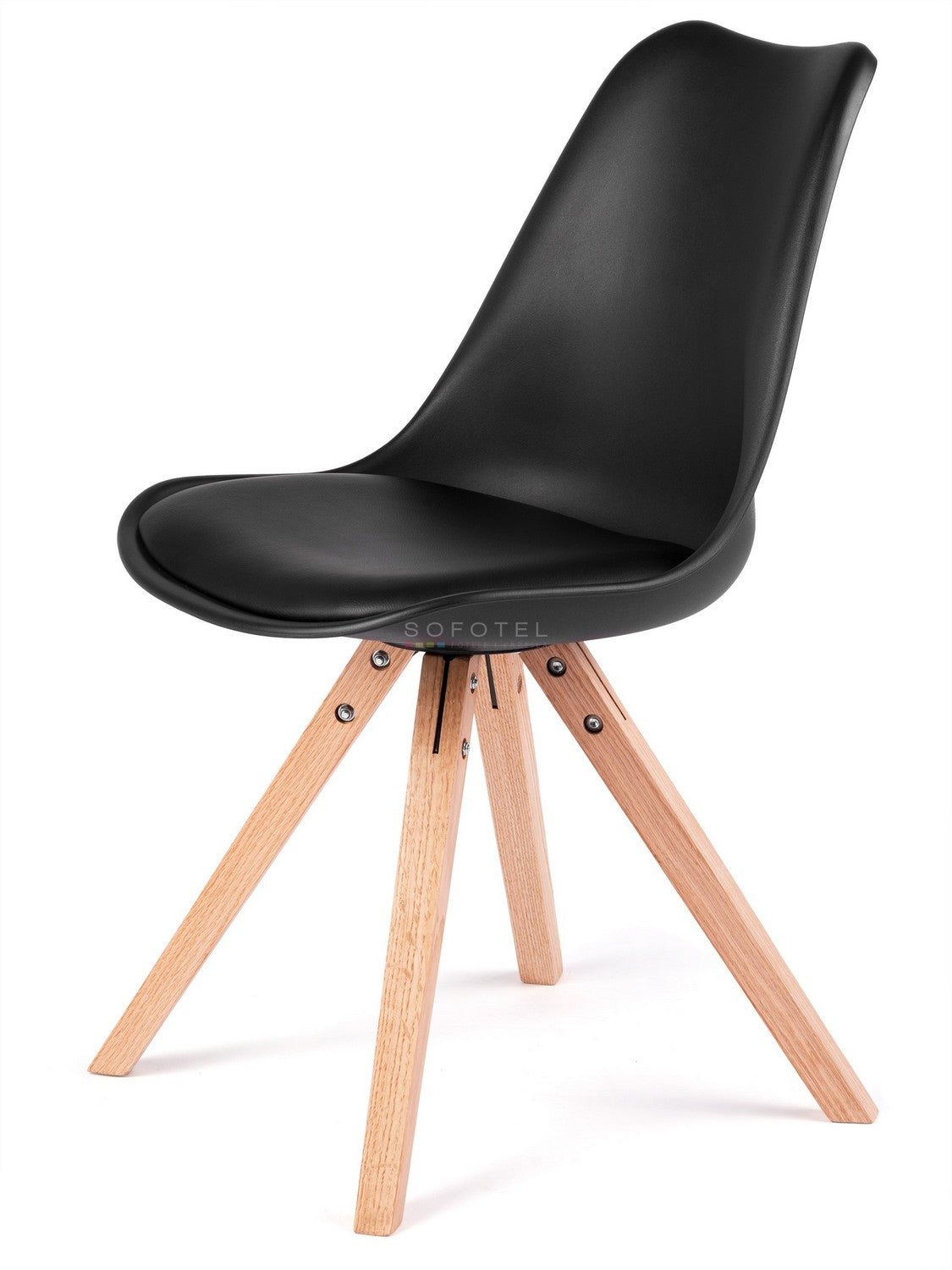Modern Scandinavian chair Sofotel Verde black