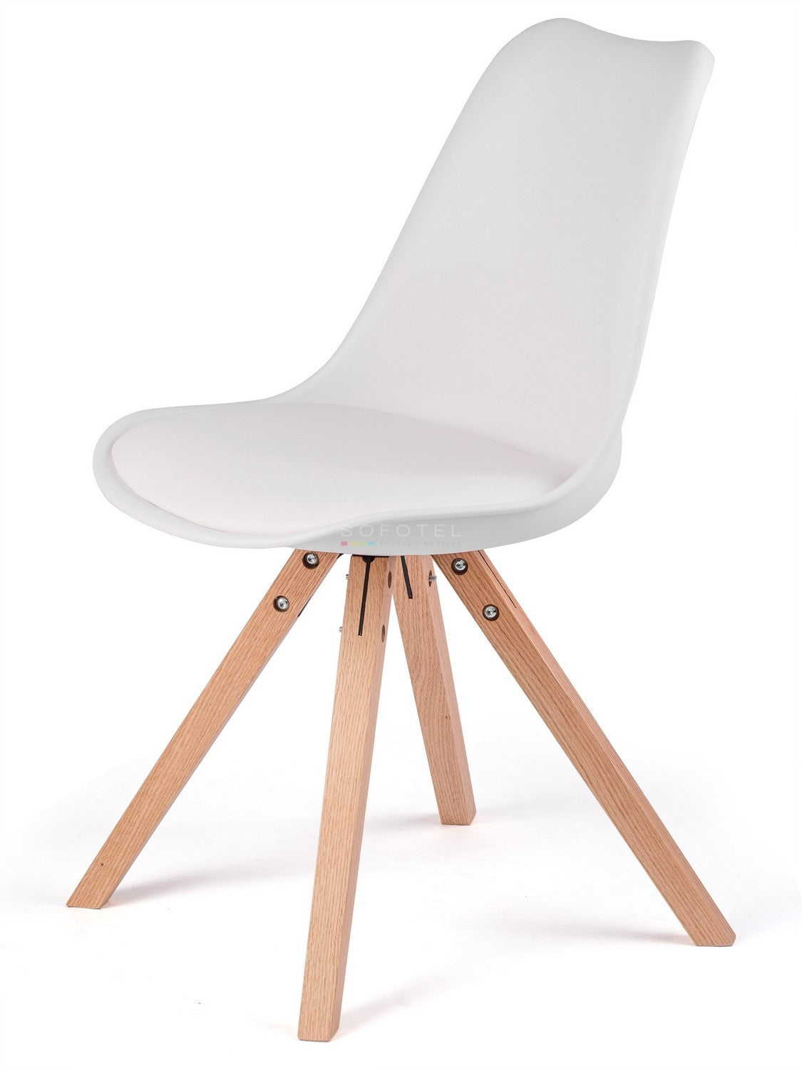 Modern Scandinavian chair Sofotel Verde white