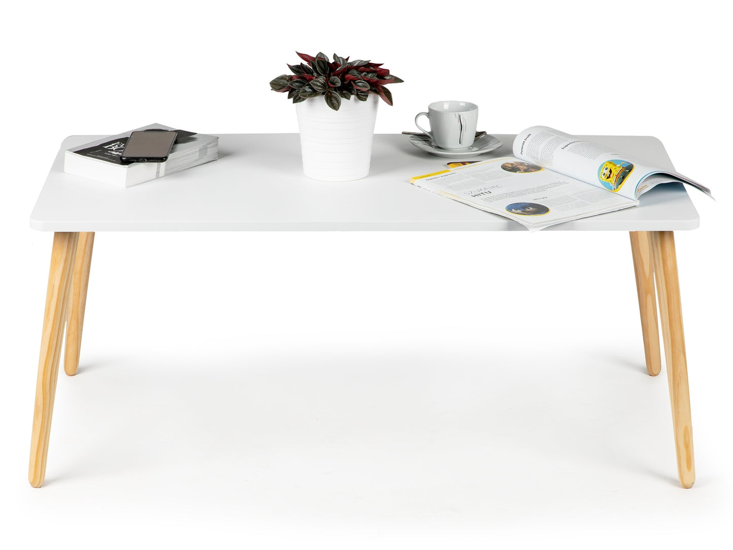 Modern Scandinavian coffee table, 100 cm