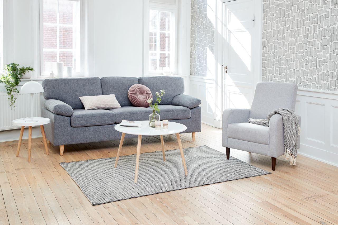 Modern Scandinavian coffee table, 60 cm