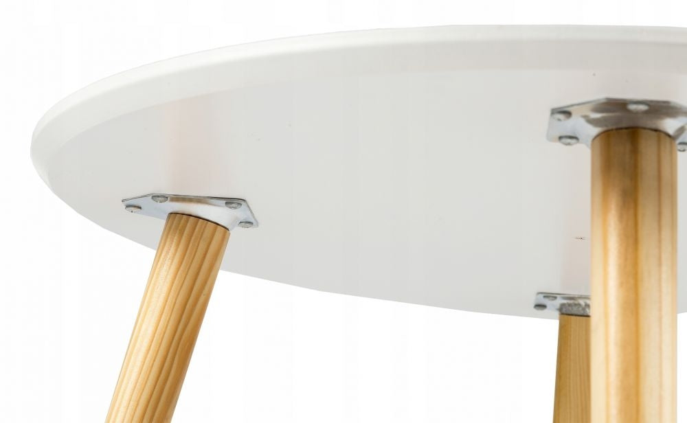 Modern Scandinavian coffee table, 60 cm