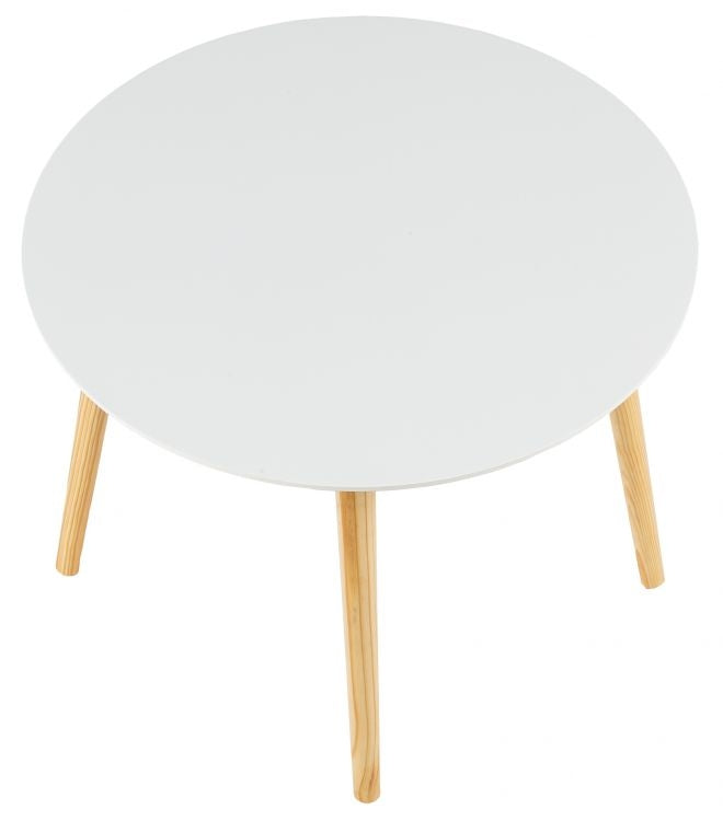 Modern Scandinavian coffee table, 60 cm