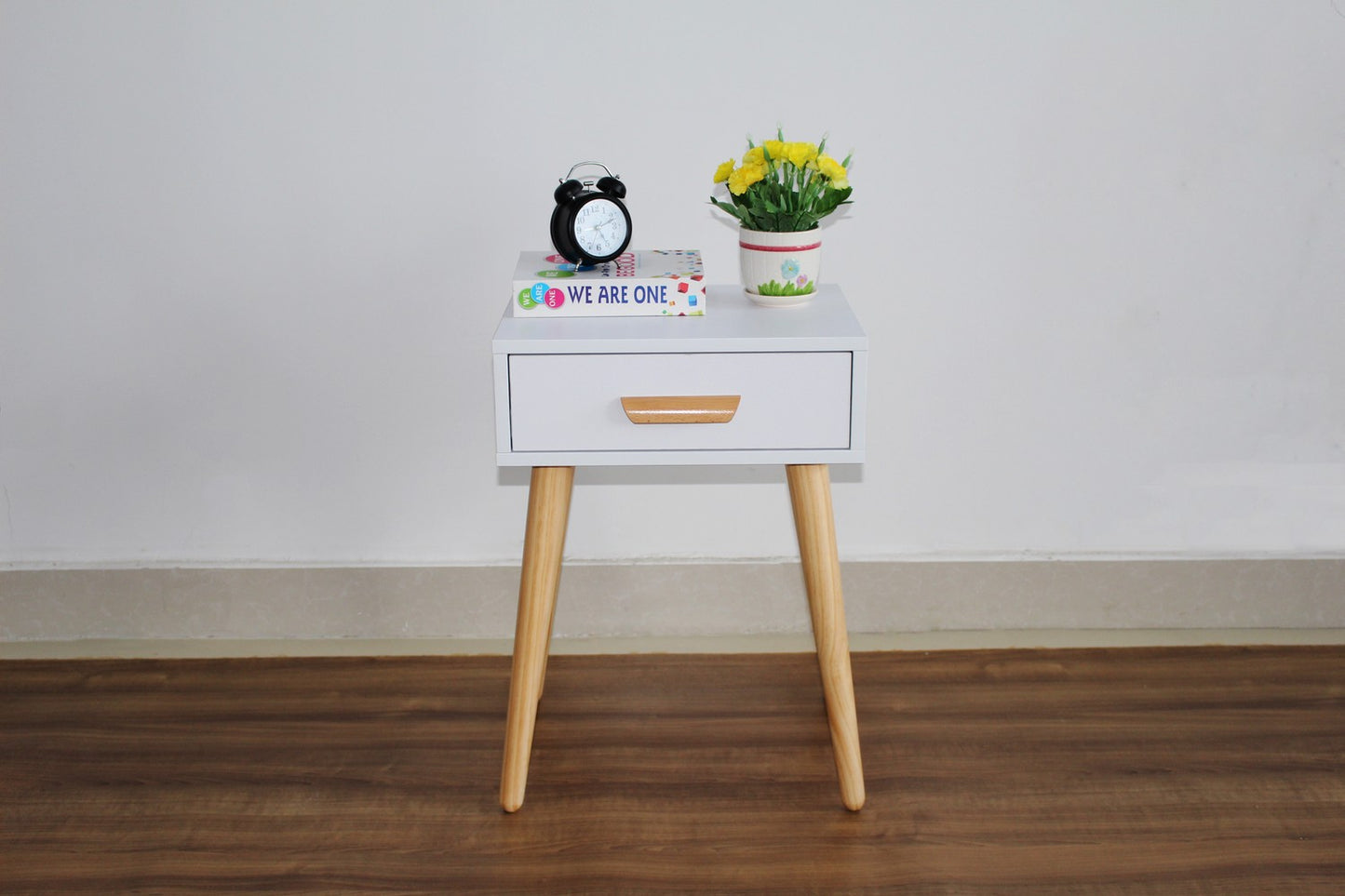 Modern bedside table, white coffee table