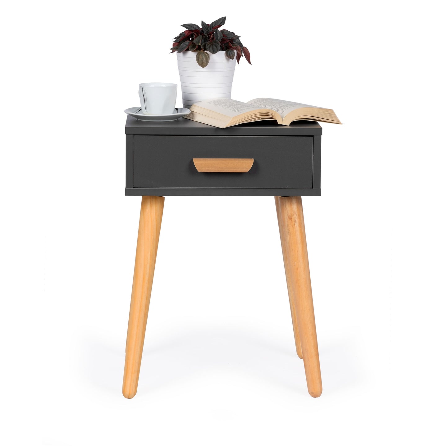 Modern bedside table, white coffee table