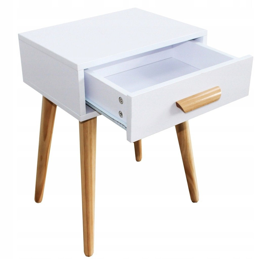 Modern bedside table, white coffee table