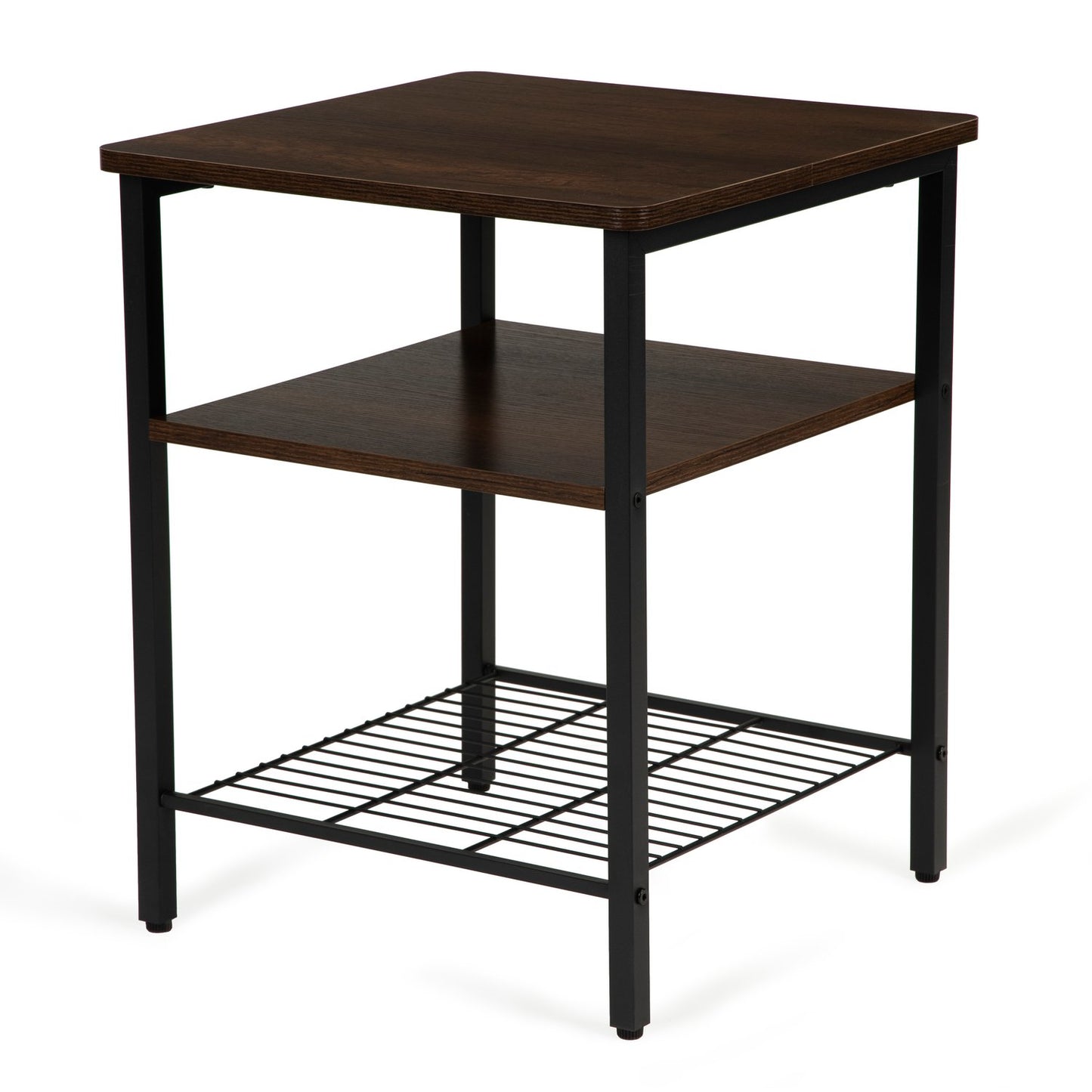 Modern coffee table with 2 shelves for the loft living room