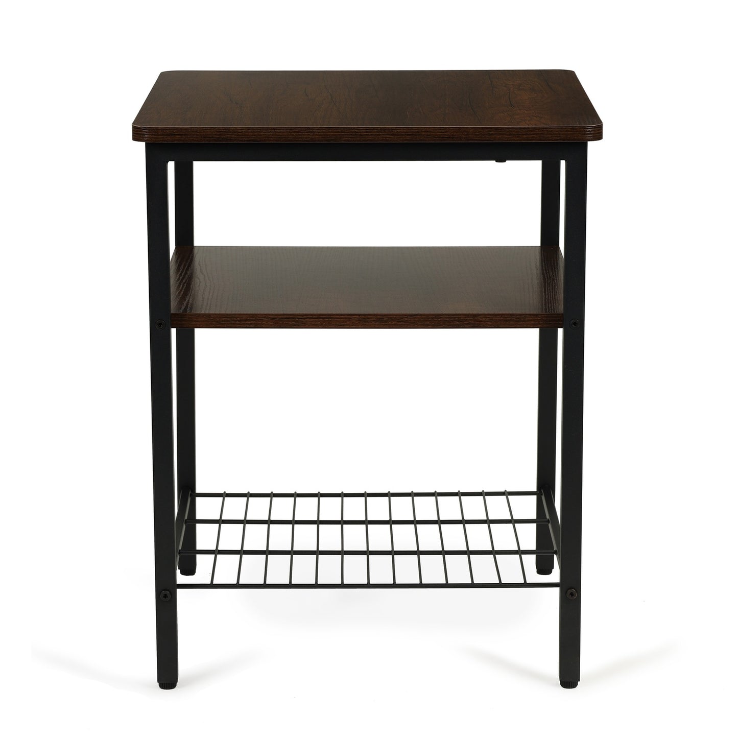 Modern coffee table with 2 shelves for the loft living room