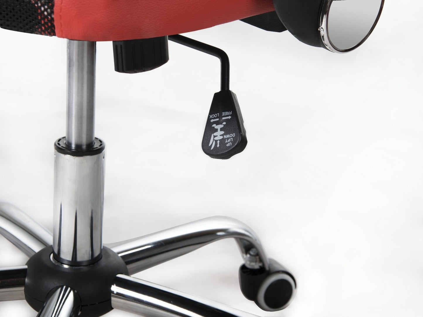 Modern high office chair Sofotel Rio red