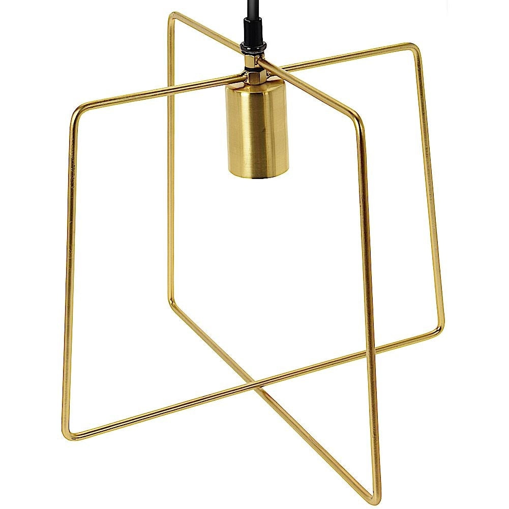 Modern industrial ceiling lamp in metal for decorative light bulbs