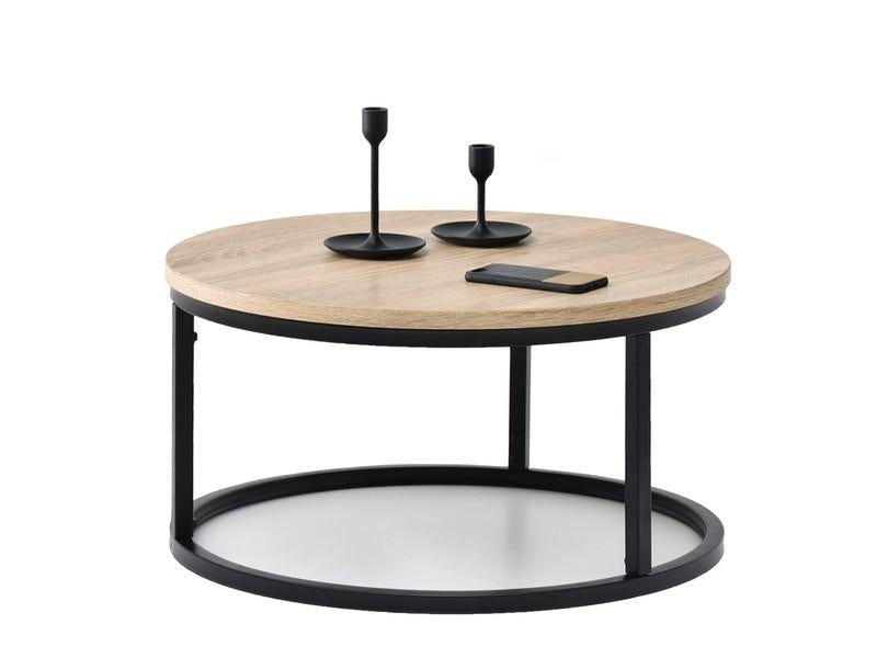 Modern industrial loft coffee table 60 cm