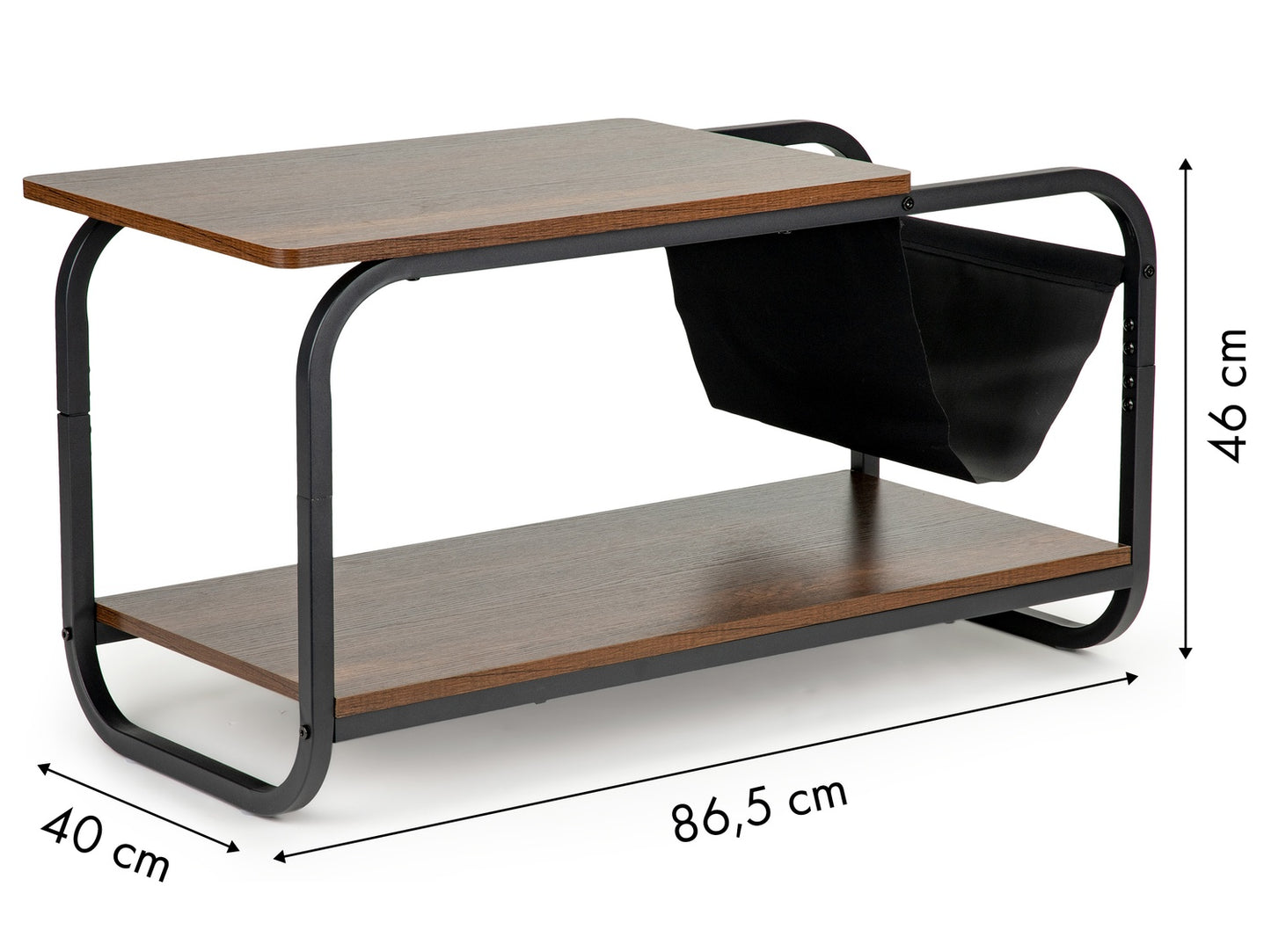 Modern loft coffee table, 2 levels ModernHome
