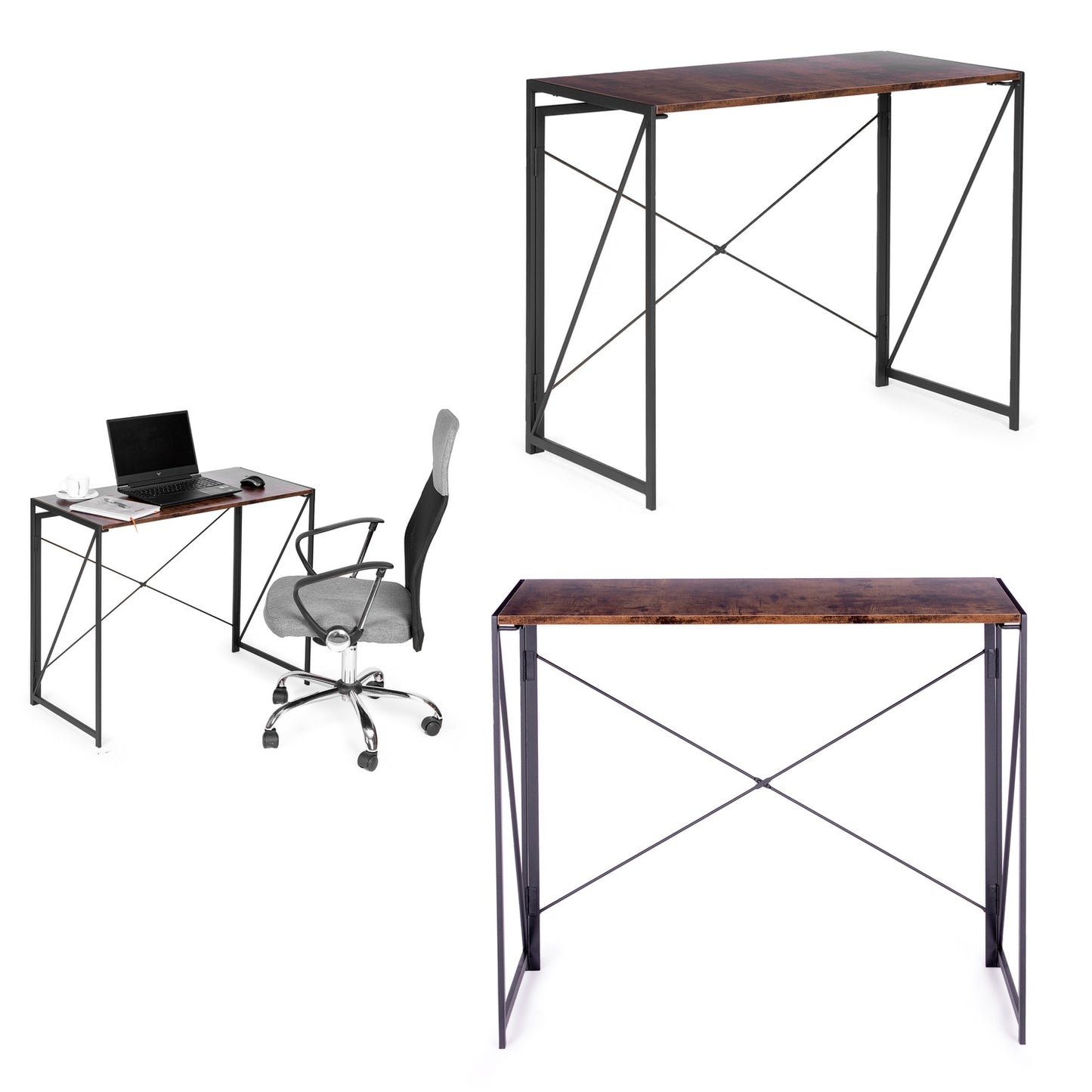 Modern loft computer desk