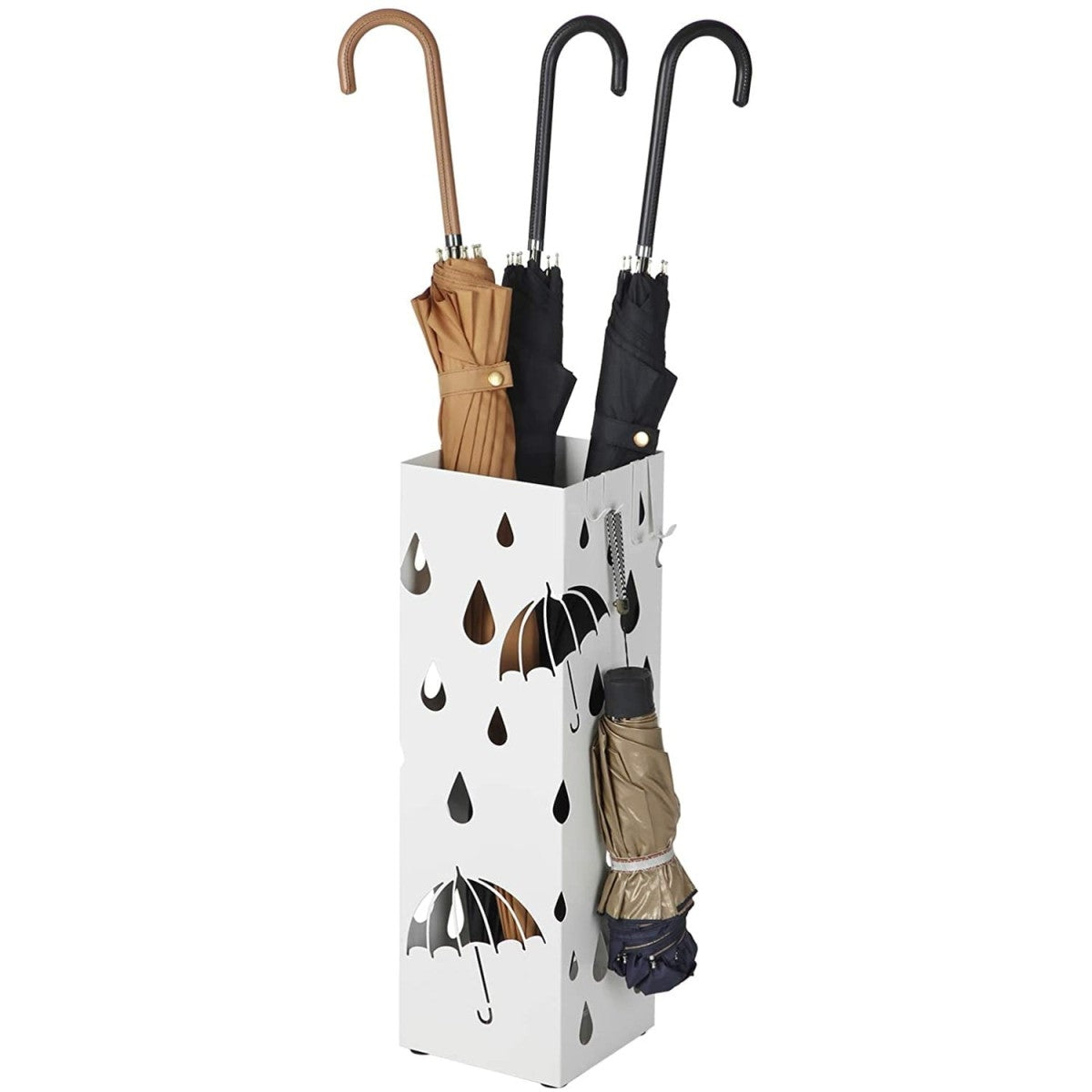 Modern white umbrella stand