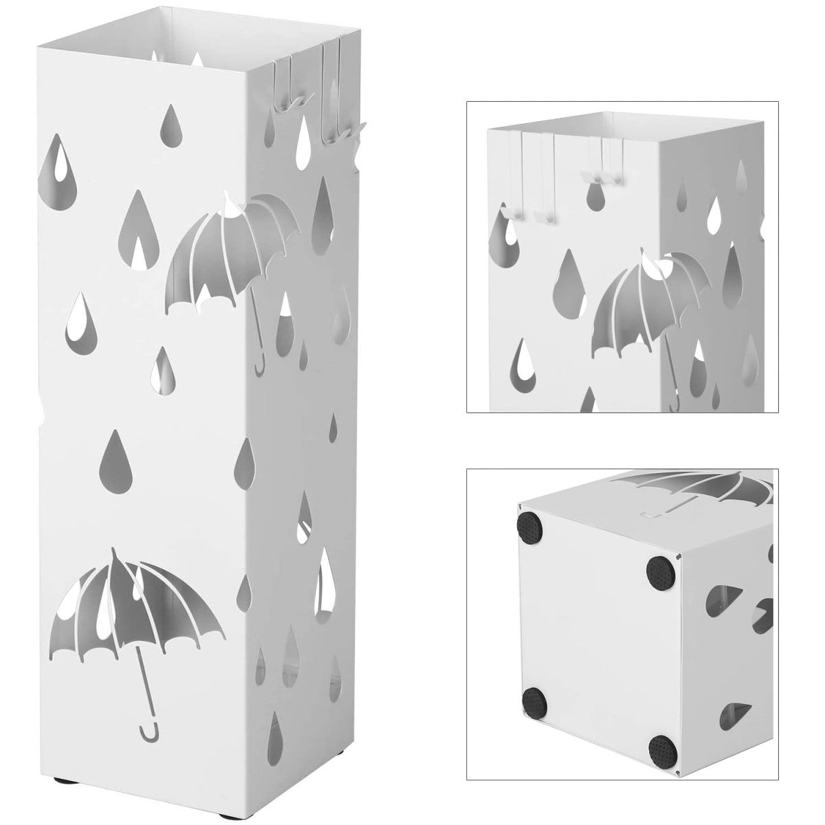 Modern white umbrella stand