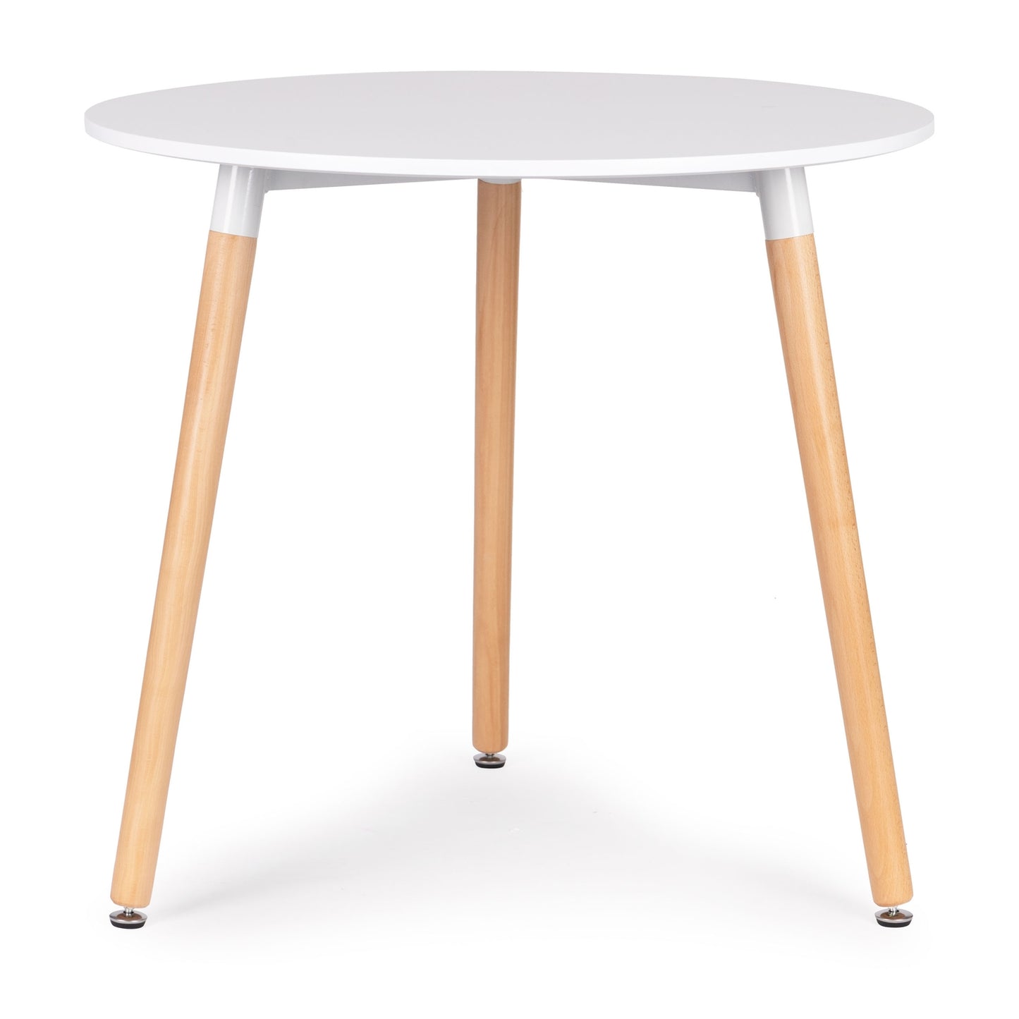 Modern wooden table for the kitchen living room, 80 cm