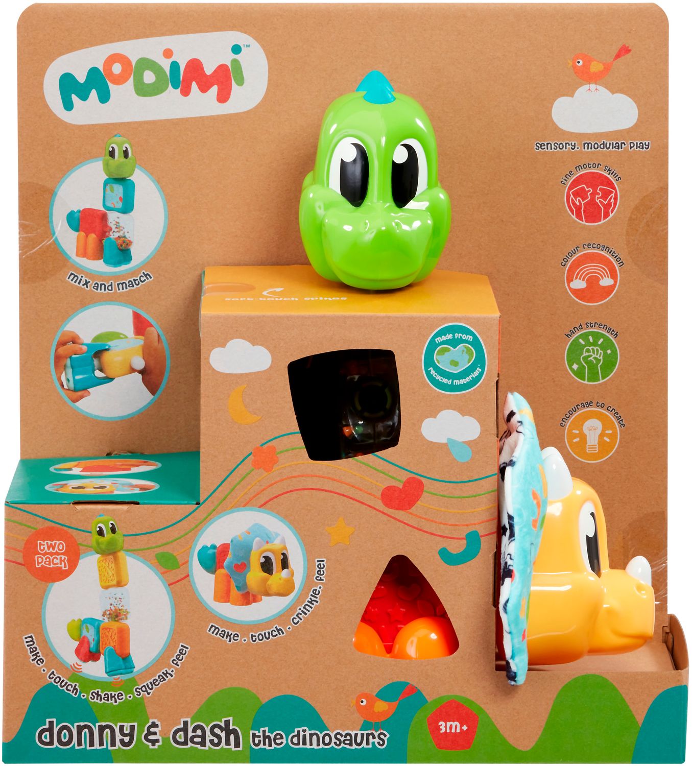 Modimi Dinosaur Sensory Blocks