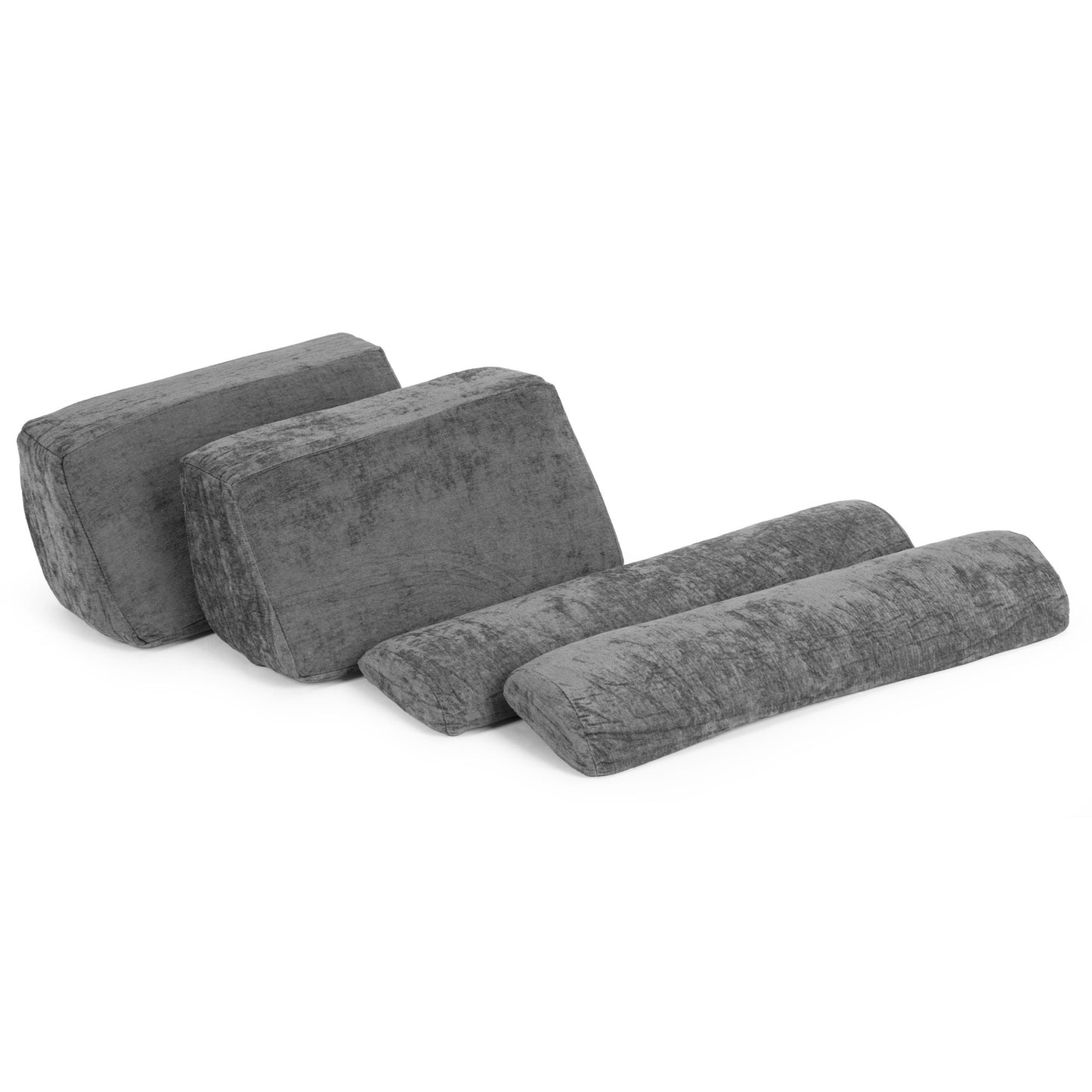 Modular Children's Sofa with 10 Cushions, Chenille Fabric