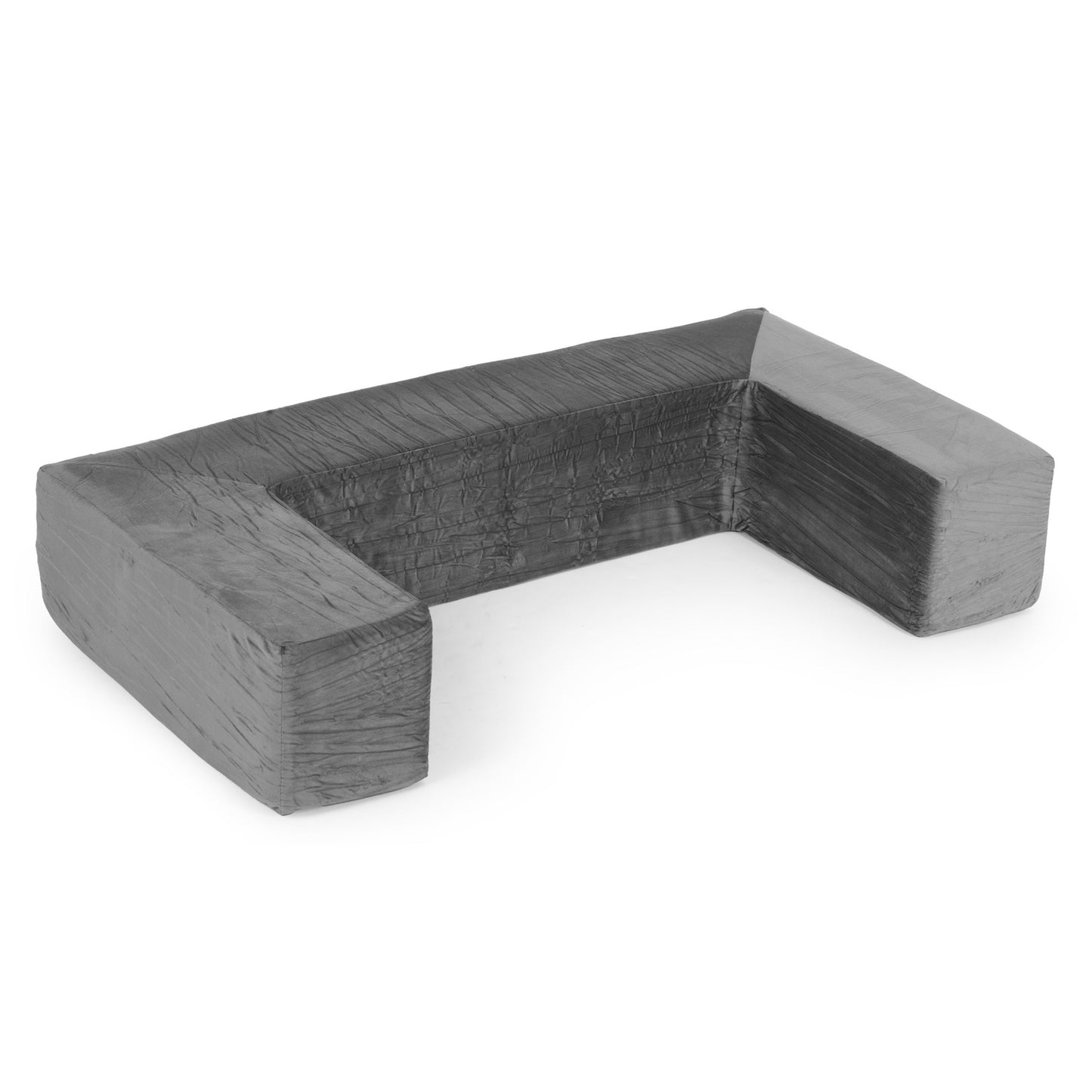 Modular Children's Sofa with 4 Cushions – Grey