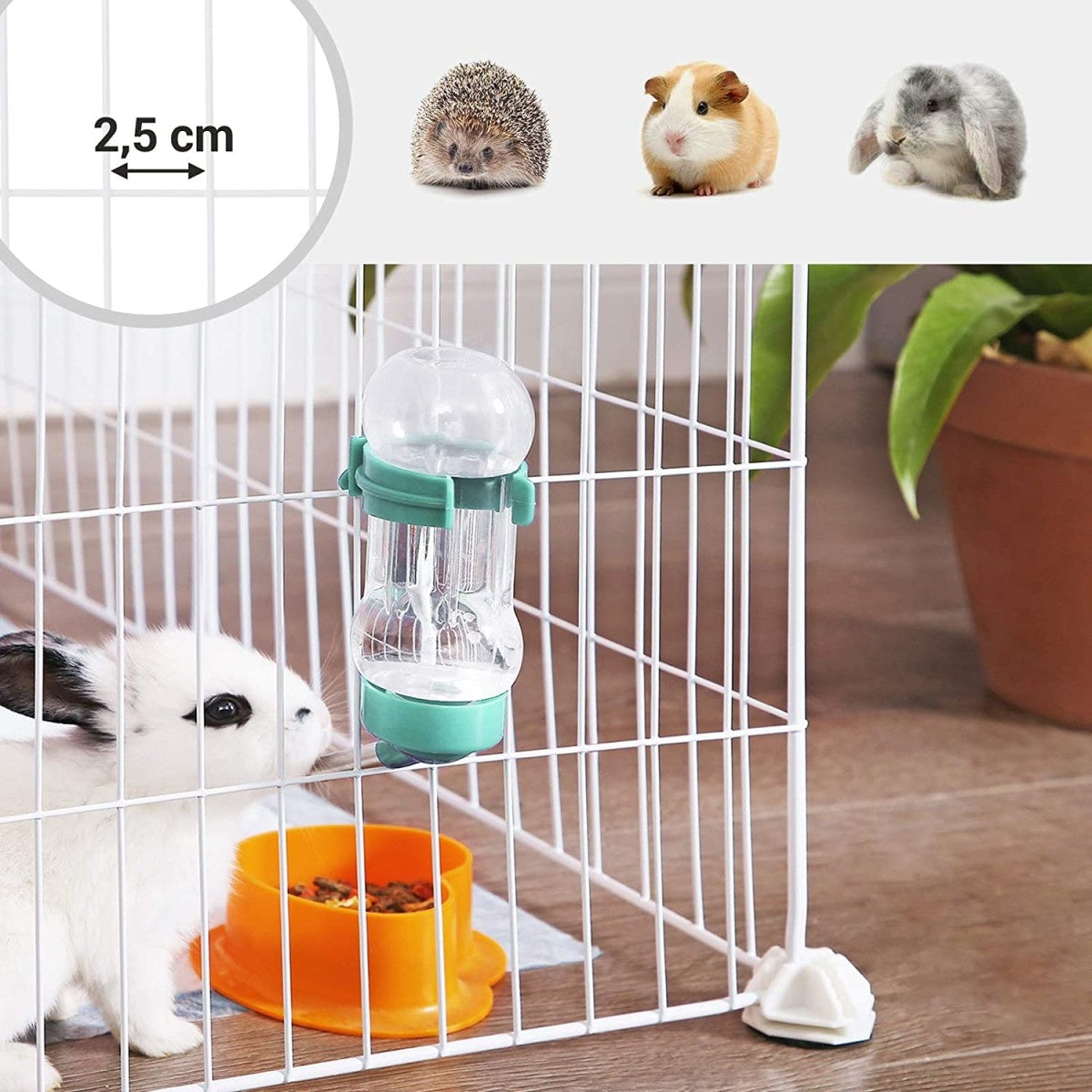 Modular Playpen for Small Pets – Metal Panels, 12 Pieces
