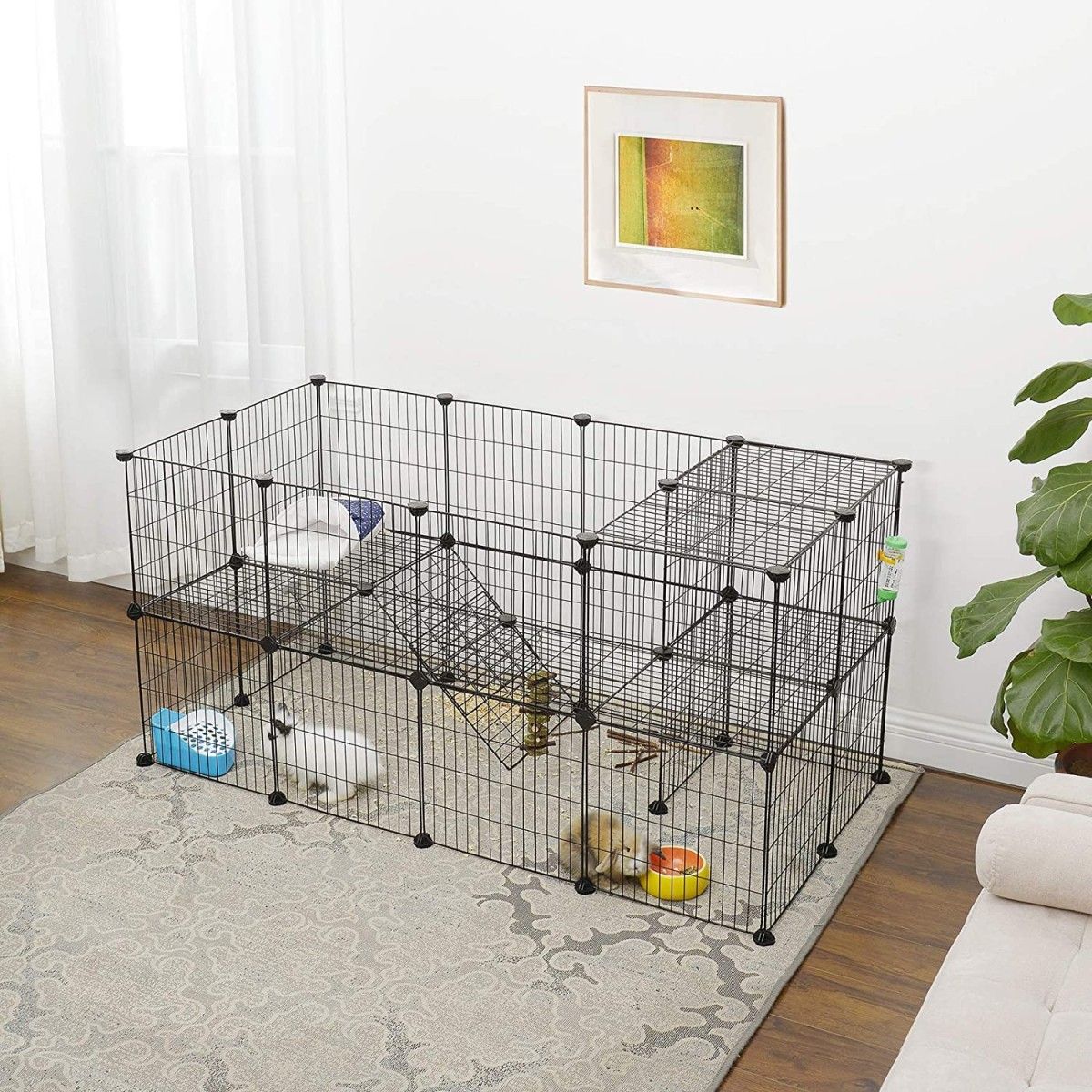 Modular Small Animal Playpen – 2 Levels, Hamster, Guinea Pig