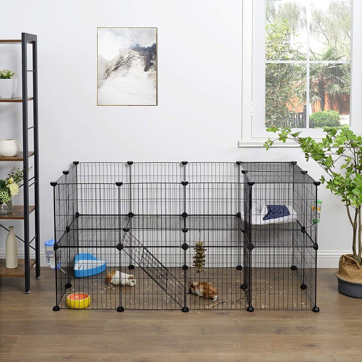 Modular Small Animal Playpen – 2 Levels, Hamster, Guinea Pig