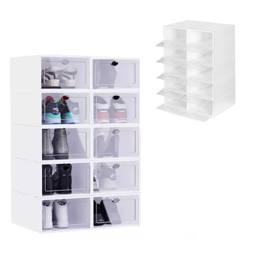 Modular shoe organizer cabinet