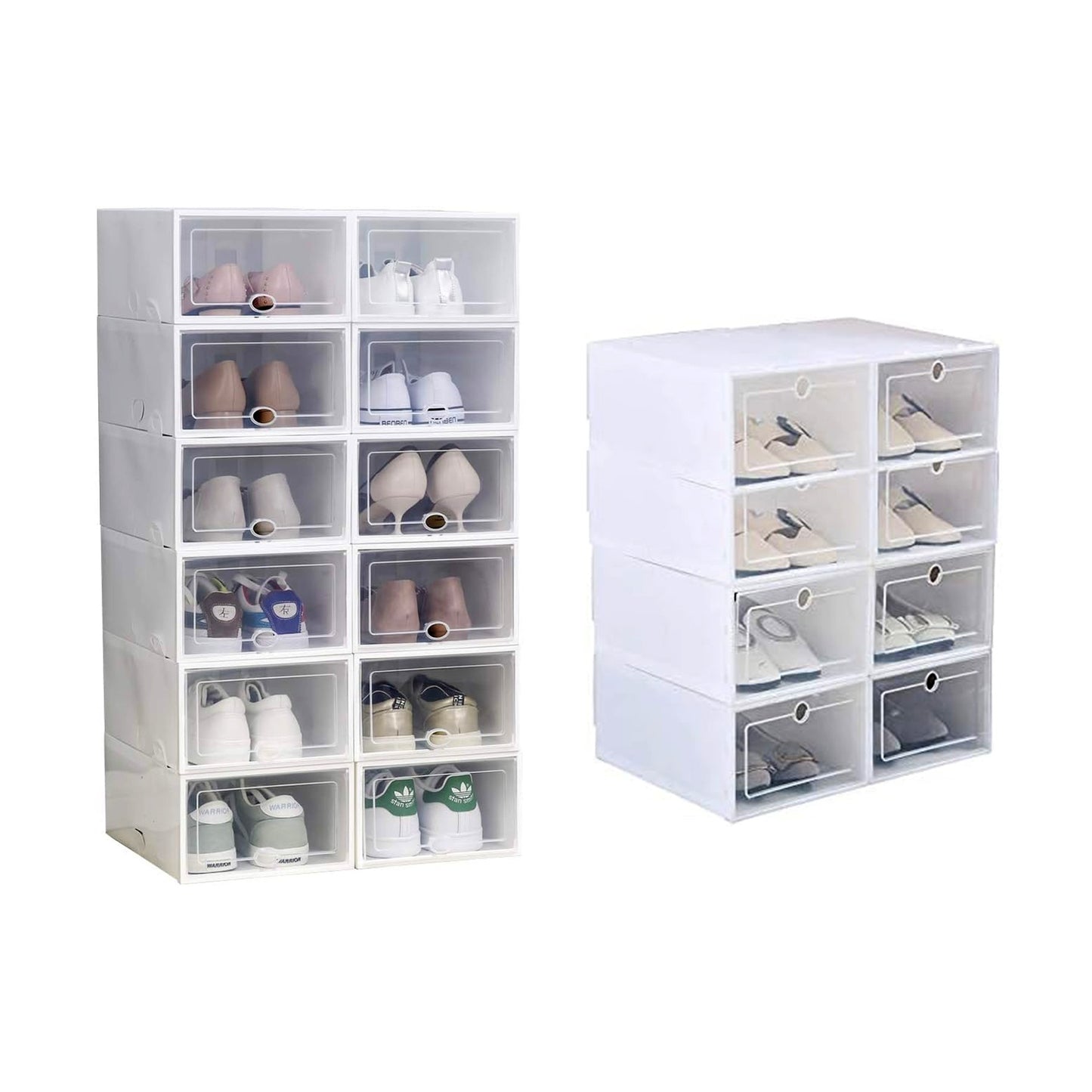 Modular shoe organizer cabinet