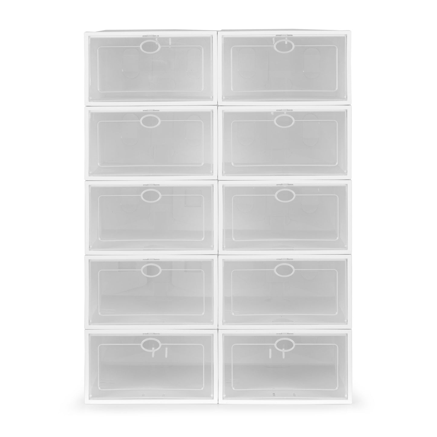 Modular shoe organizer cabinet