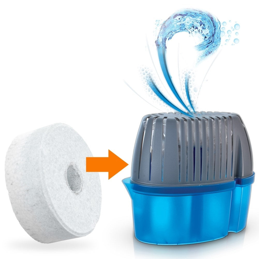 Moisture absorbent tablets with lavender and citrus scent