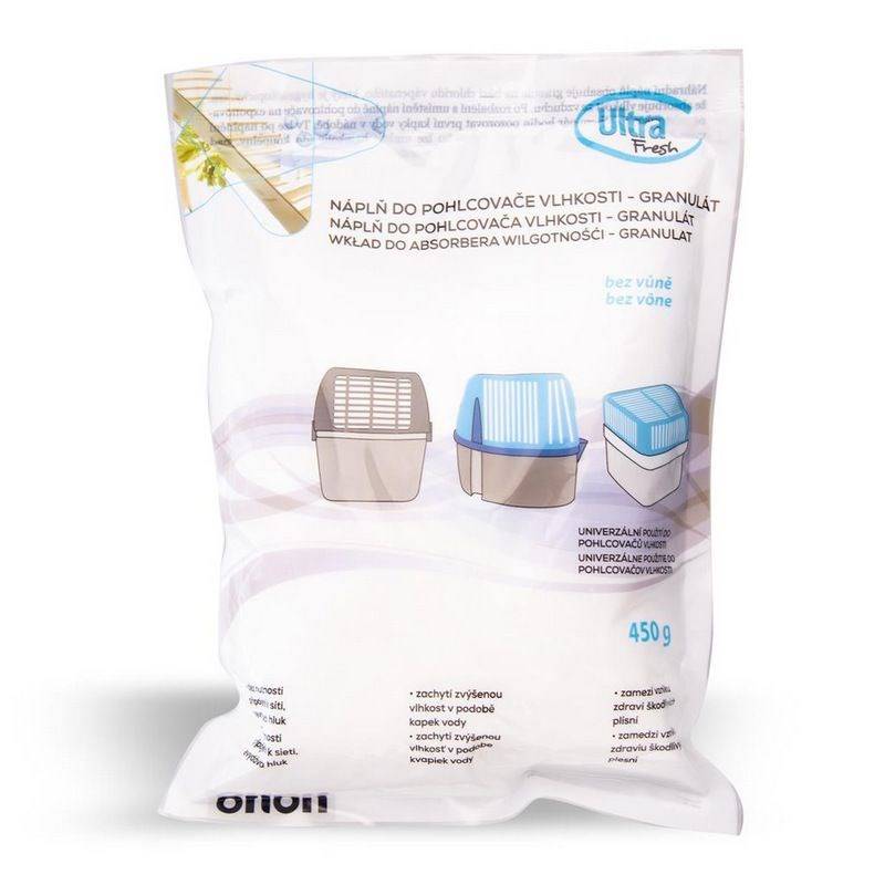 Moisture absorber insert granules
