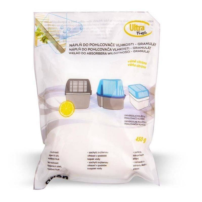 Moisture absorber insert lemon granules