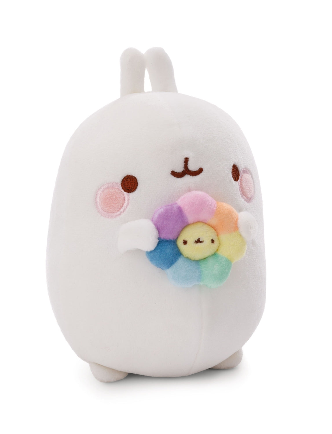 Molang Rainbow Flower Plush 24Cm