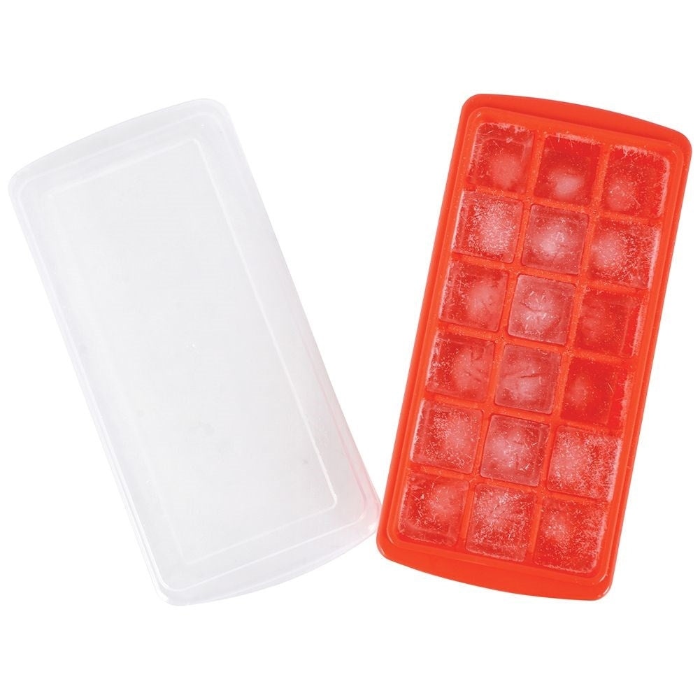 Mold for Ice with Container and Scoop - Simple Ice Cube Handling