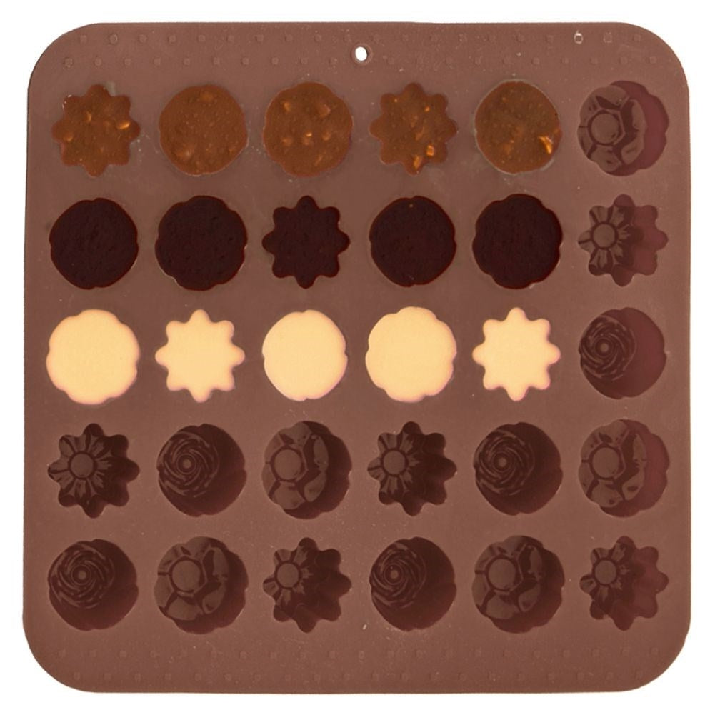 Mold in Silicone: Perfect for pralines in different shapes