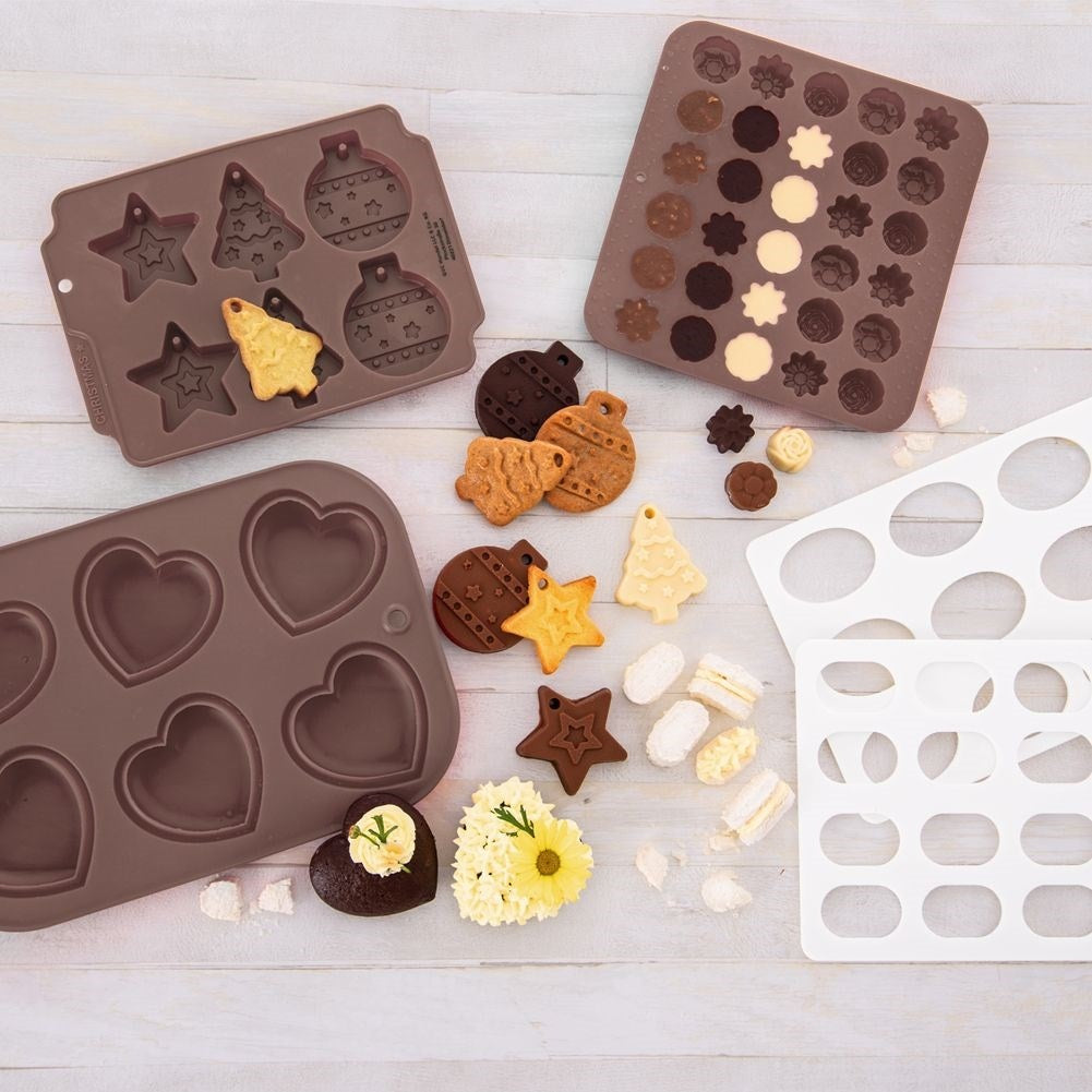 Mold in Silicone: Perfect for pralines in different shapes
