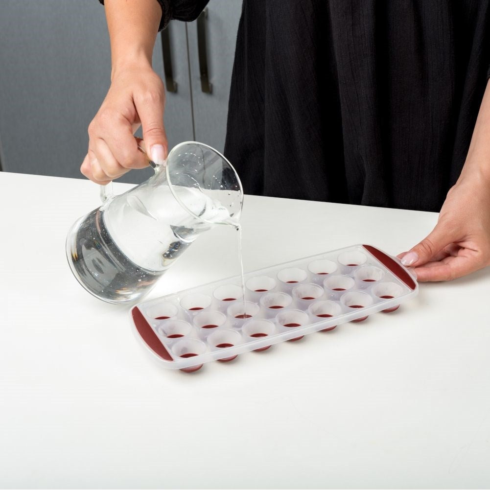 Mold in Silicone for 21 Perfect Round Ice Cubes