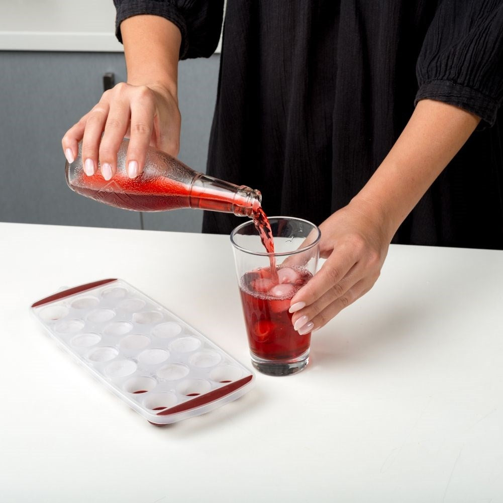 Mold in Silicone for 21 Perfect Round Ice Cubes