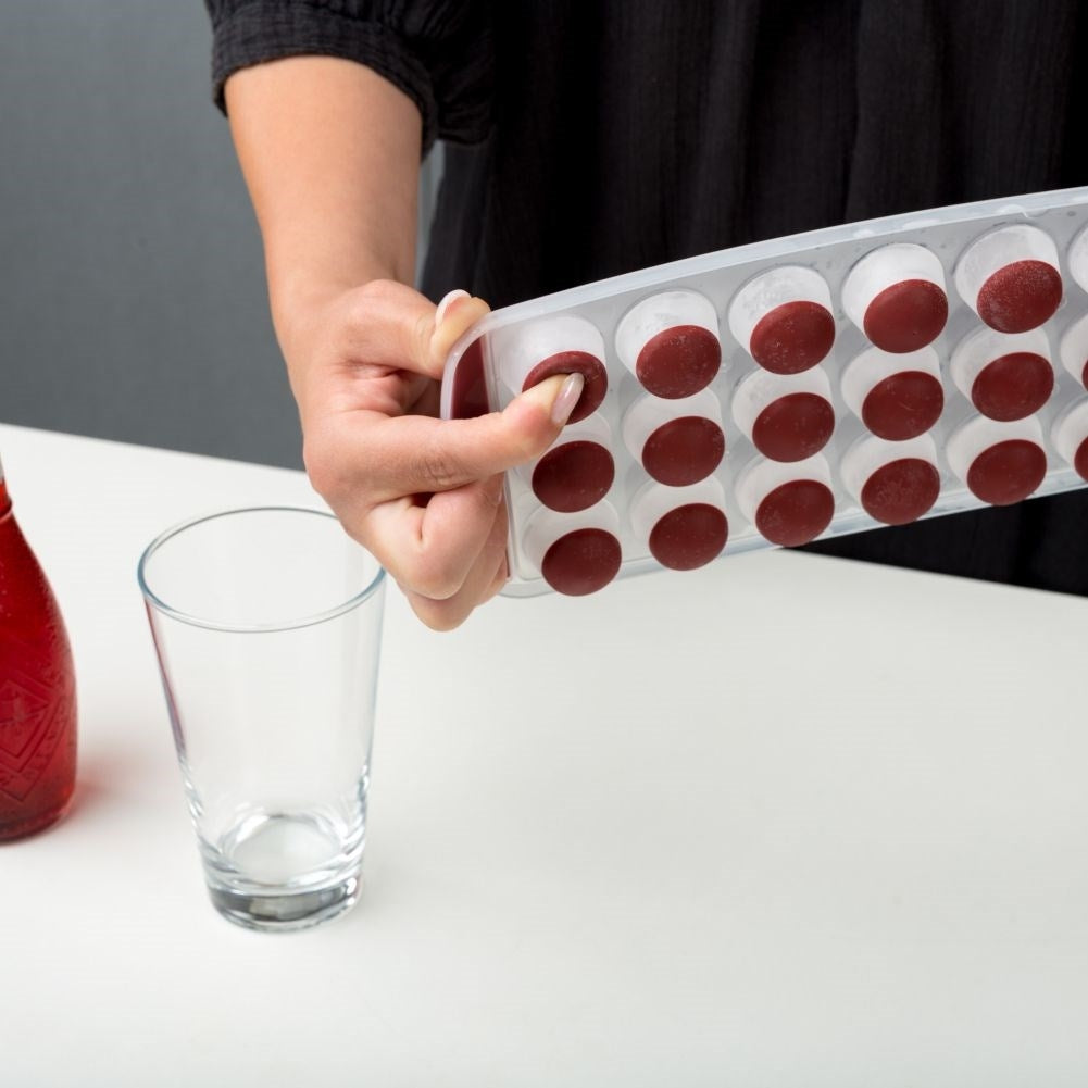 Mold in Silicone for 21 Perfect Round Ice Cubes