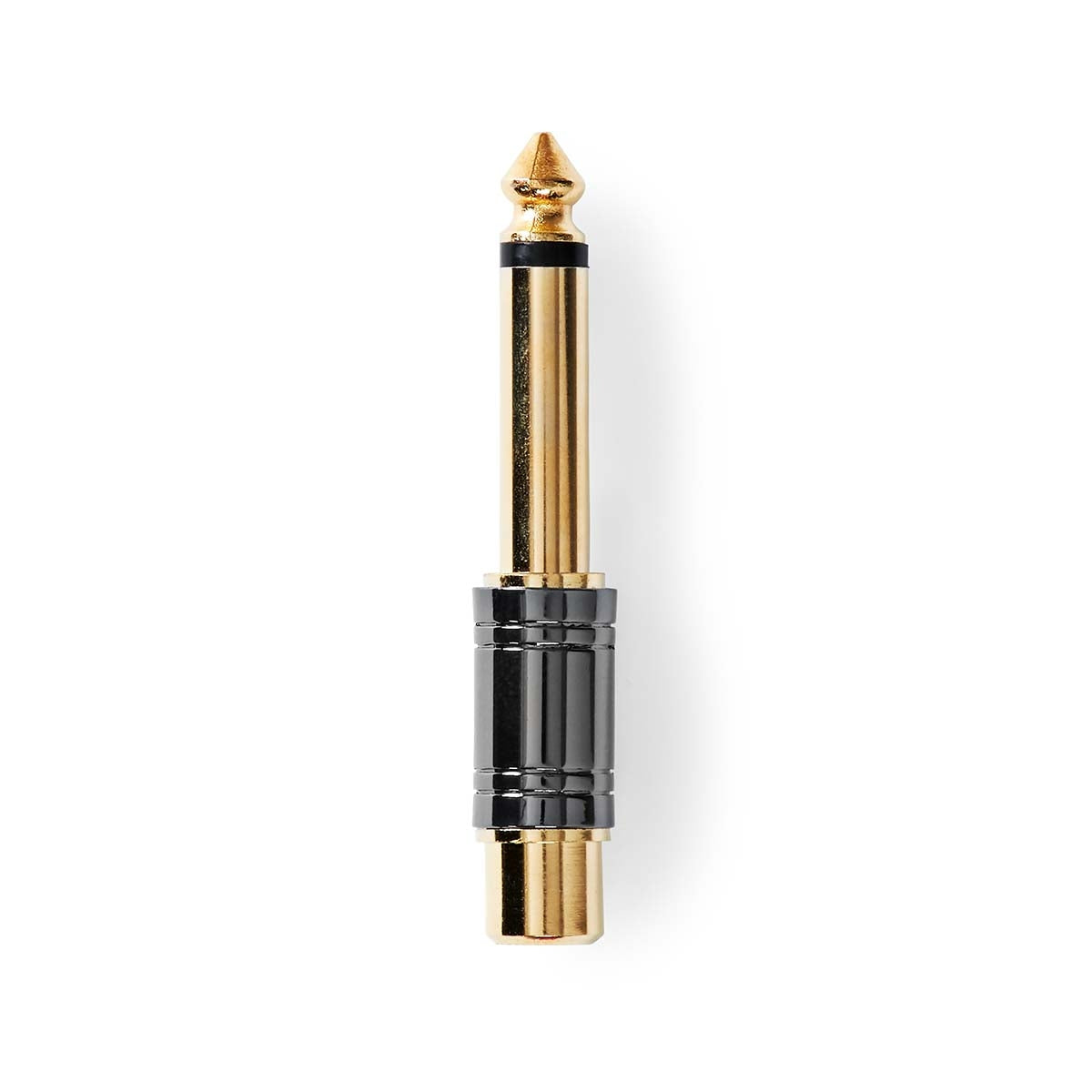 Mono Audio Adapter | 6.35 mm Male | RCA Female | Gold Plated | Straight | Metal | Metal | 1 pc. | Box
