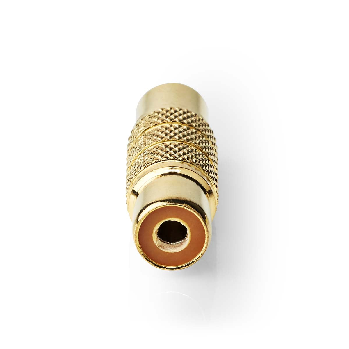 Mono Audio Adapter | RCA Female | RCA Female | Gold Plated | Straight | Metal | Metal | 1 pc. | Box