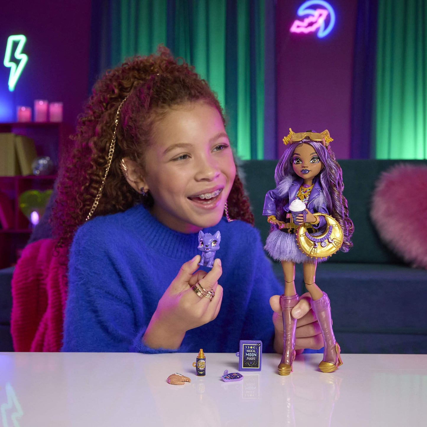 Monster High Clawdeen Doll with Pet Fox & Accessories