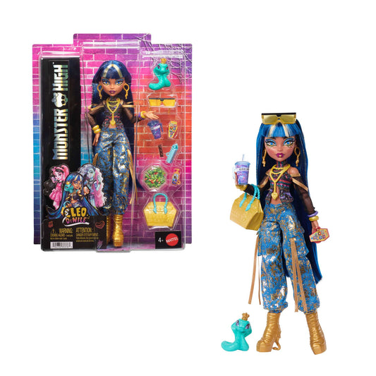 Monster High Cleo Doll with Pet Snake & Accessories