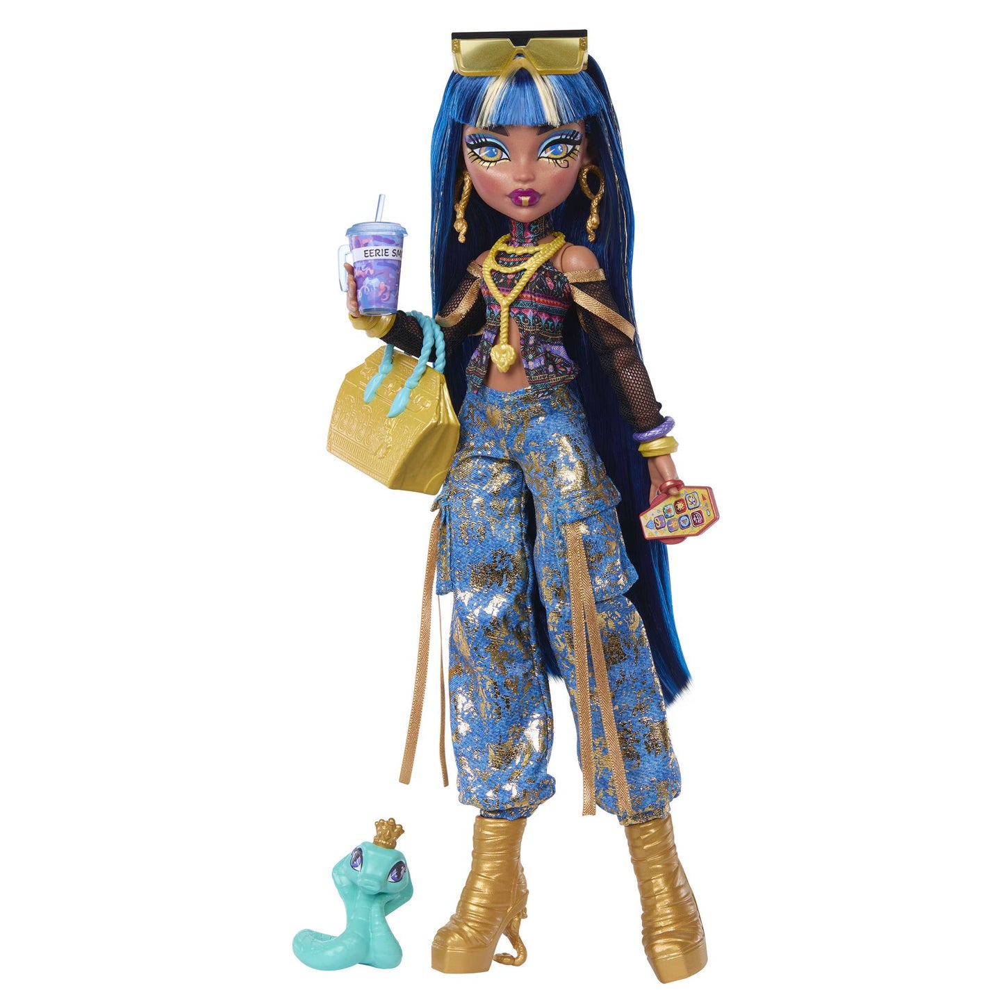 Monster High Cleo Doll with Pet Snake & Accessories
