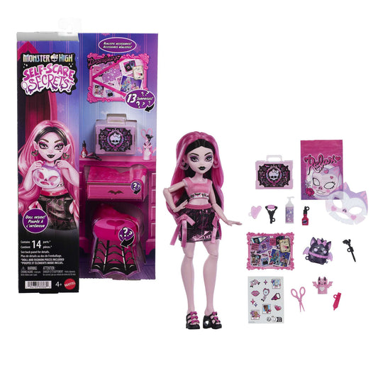 Monster High Draculaura Doll with Beauty Accessories Set