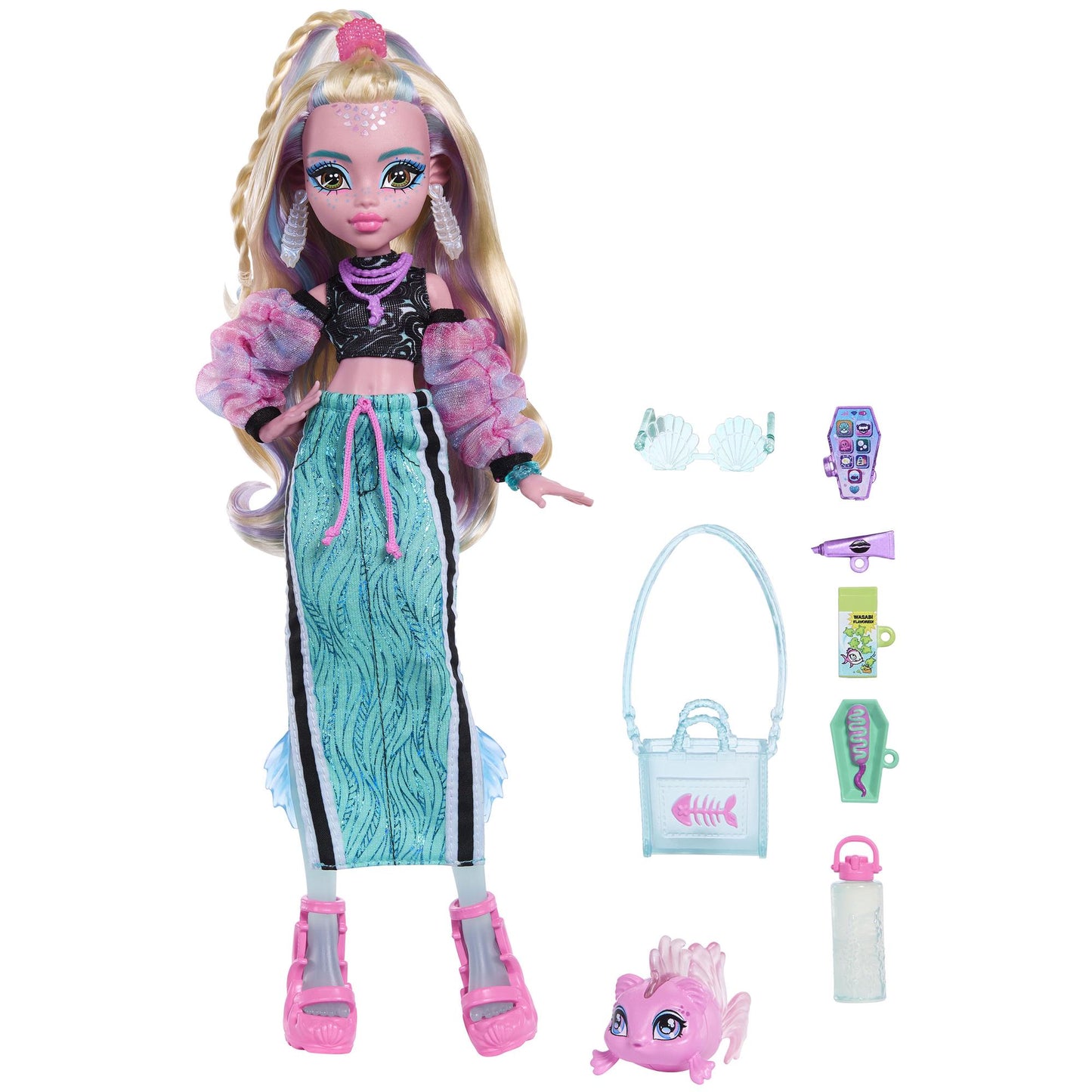 Monster High Lagoona Doll with Pet Fish & Accessories
