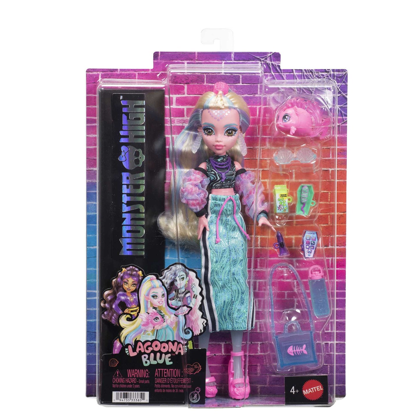 Monster High Lagoona Doll with Pet Fish & Accessories