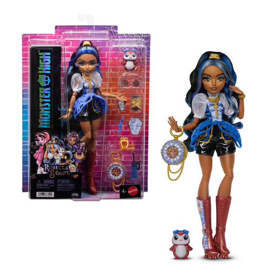 Monster High Robecka Steam Doll with Pet & Accessories
