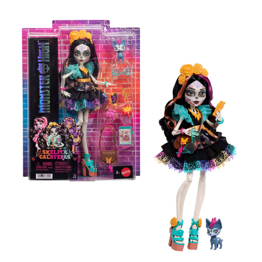 Monster High Skelita Doll with Xolo Dog & Accessories