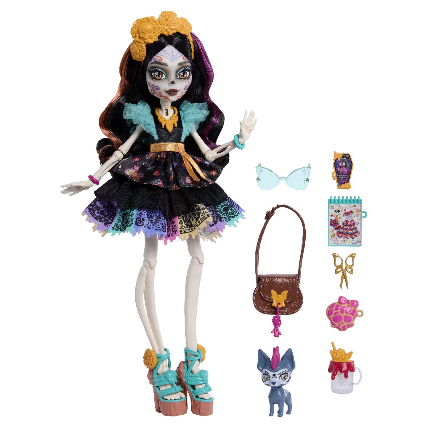 Monster High Skelita Doll with Xolo Dog & Accessories
