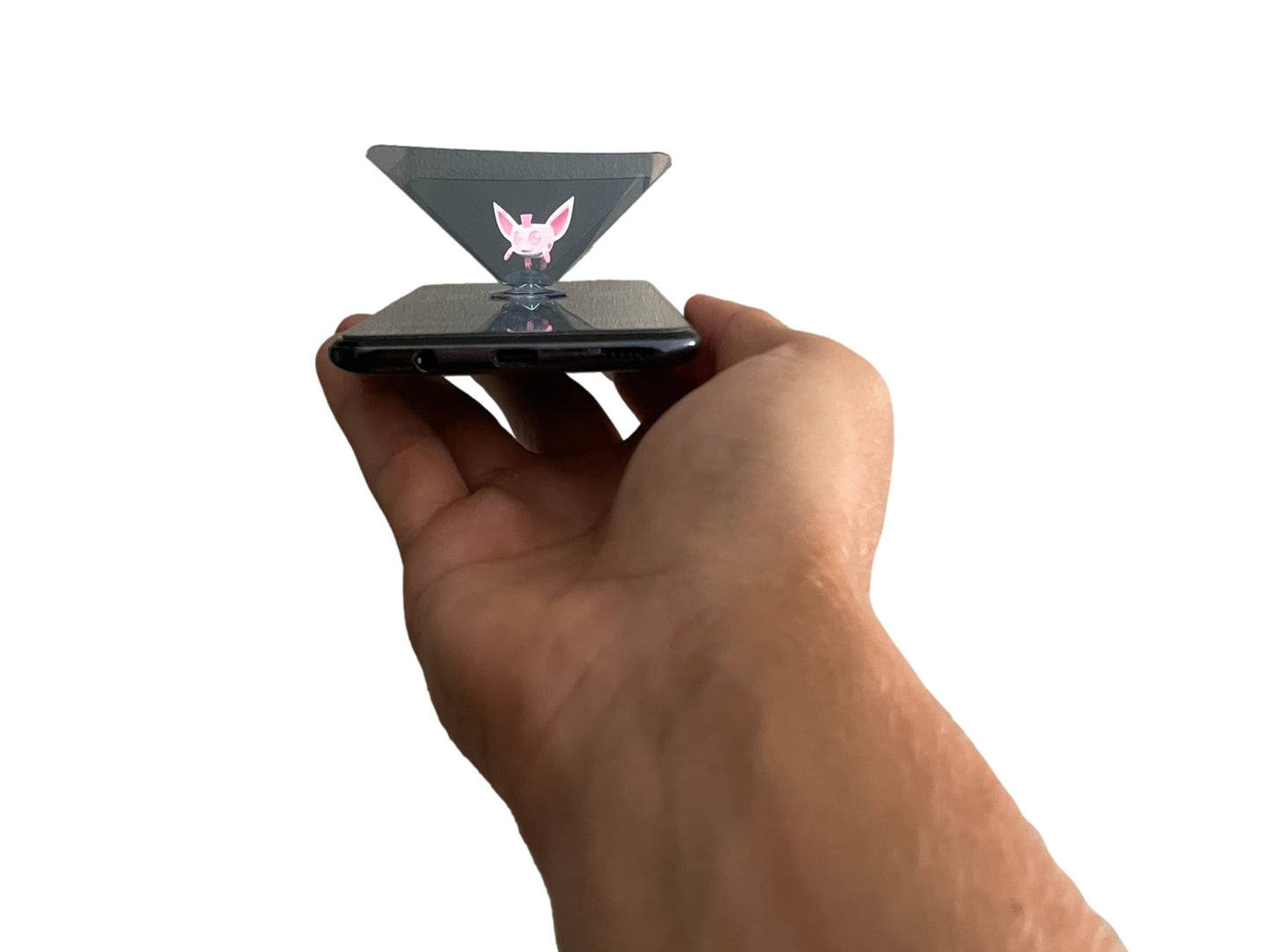 Holomonster Starter Pack: Hologram Pyramid & 3 Cards